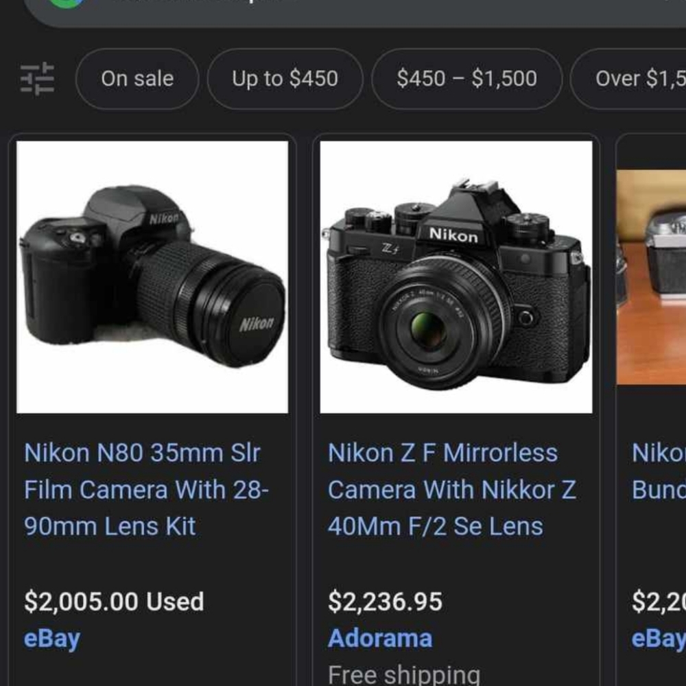 Nikon N80 camera